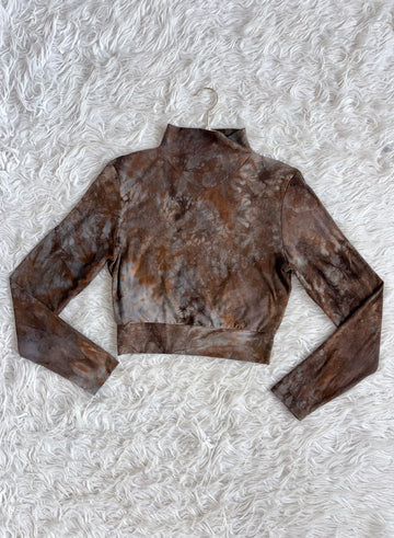 Mock-neck Crop 'Earthbound' M