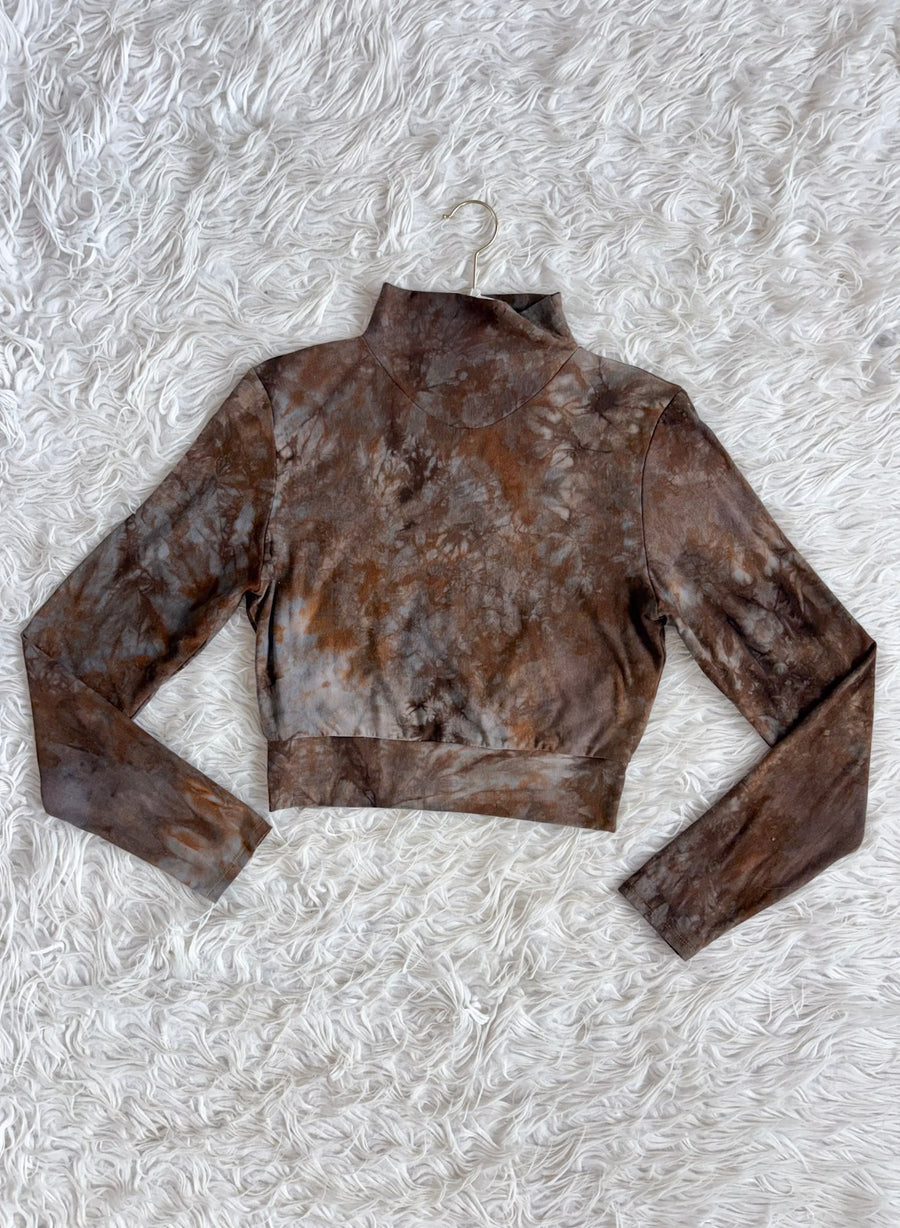 Mock-neck Crop 'Earthbound' M