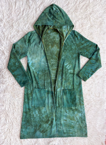 Fleece Cardigan 'Emerald' L