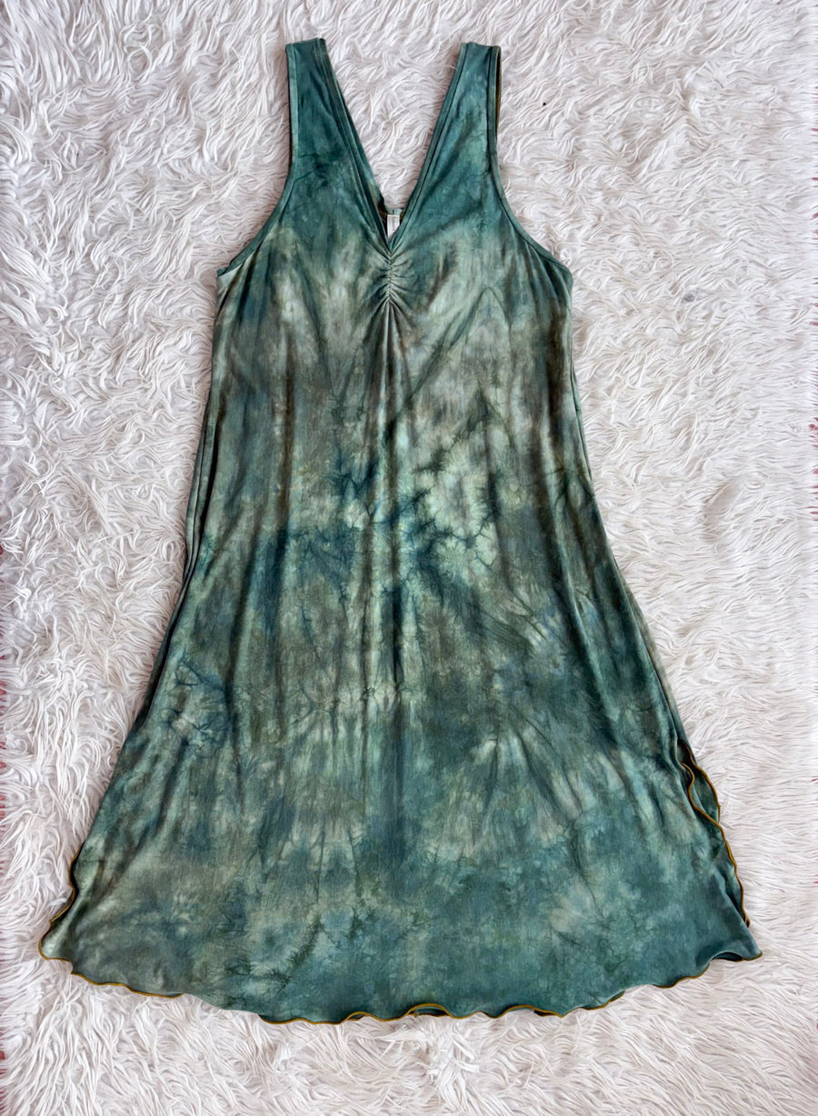 Midi Slip Dress 'Aventurine' XL
