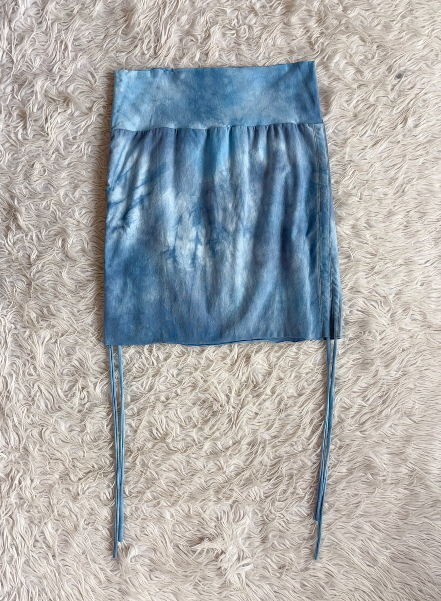 Cinch Mini Skirt 'Blue Sky' XL