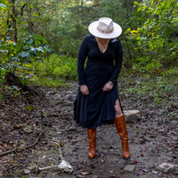 Slip Dress *with sleeves* 'Solids'