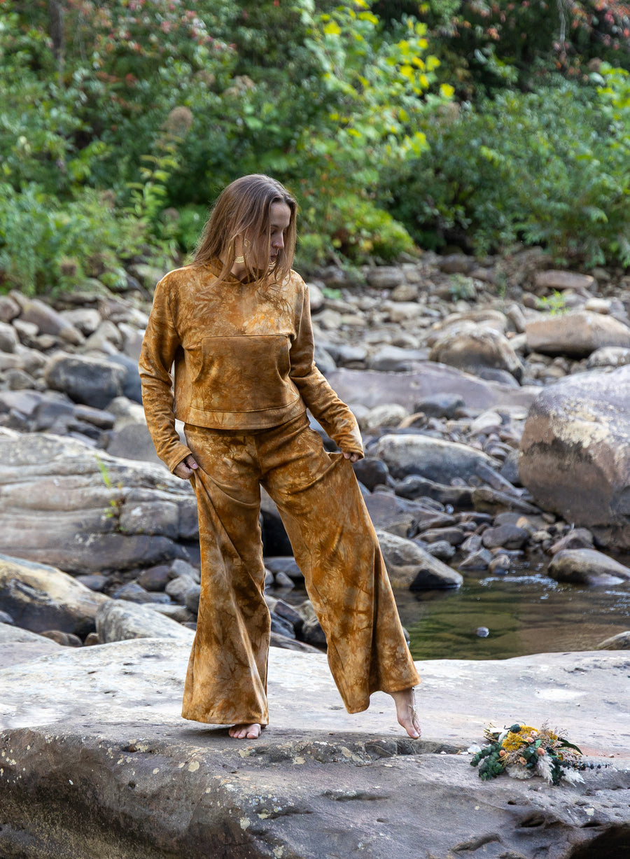 Luz Lounge Pants 'Hand-Dyed' Fleece