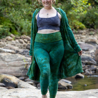 Leggings 'Hand-Dyed' Fleece