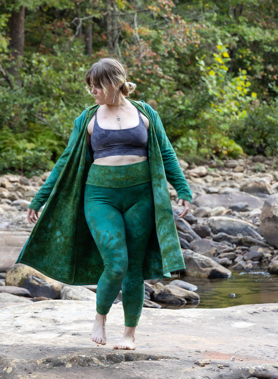 Leggings 'Hand-Dyed' Fleece