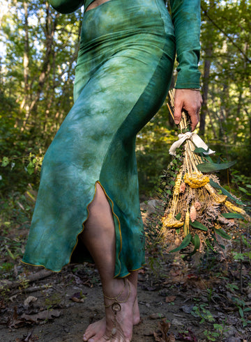 Mermaid Midi Skirt 'Hand-Dyed'