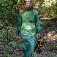 Mermaid Midi Skirt 'Hand-Dyed'