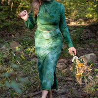 Mermaid Midi Skirt 'Hand-Dyed'