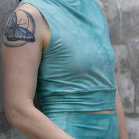 Mock Neck Tank 'Hand-Dyed'