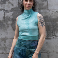 Mock Neck Tank 'Hand-Dyed'