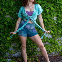 Wanderess Wrap-Top 'Hand-Dyed'