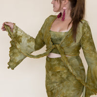 Wanderess Wrap-Top *Bell Sleeve* 'Hand-Dyed'