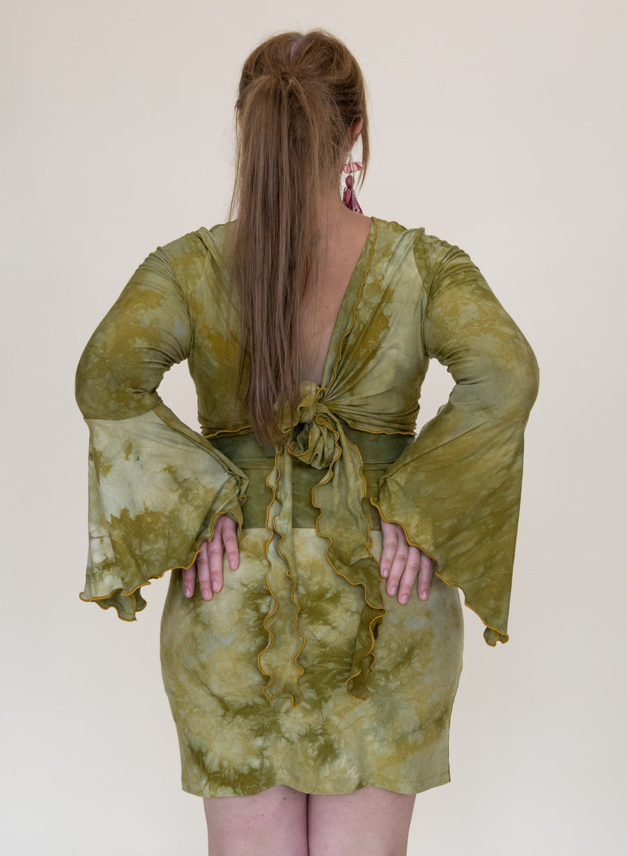 Wanderess Wrap-Top *Bell Sleeve* 'Hand-Dyed'