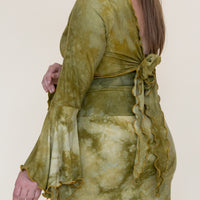 Wanderess Wrap-Top *Bell Sleeve* 'Hand-Dyed'