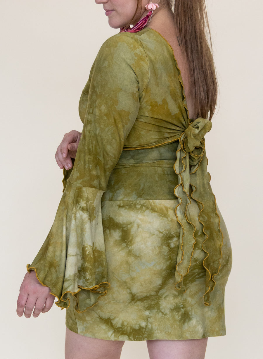 Wanderess Wrap-Top *Bell Sleeve* 'Hand-Dyed'