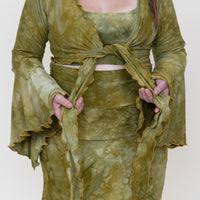 Wanderess Wrap-Top *Bell Sleeve* 'Hand-Dyed'