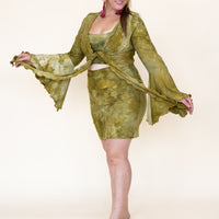 Wanderess Wrap-Top *Bell Sleeve* 'Hand-Dyed'