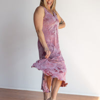 Midi Slip Dress *Sleeveless* 'Hand-Dyed'