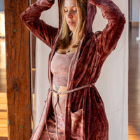 Hooded Cardigan 'Hand-Dyed' Cozy