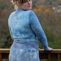 Mock-neck Crop 'Hand-Dyed' Cozy