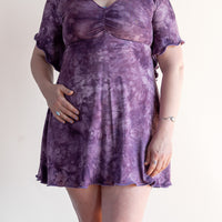 Mini Slip Dress *with Sleeves* 'Hand-Dyed'