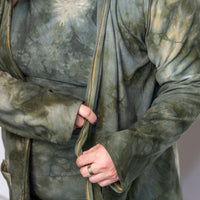 Hooded Cardigan 'Hand-Dyed'