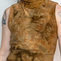 Mock Neck Top 'Hand-Dyed'