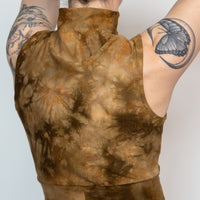 Mock Neck Top 'Hand-Dyed'