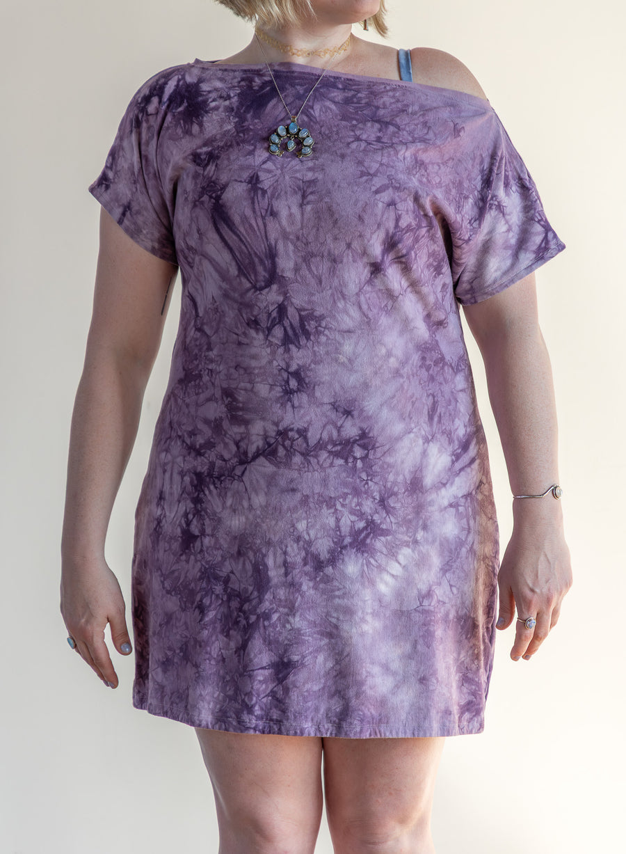 Boatneck Dress 'Hand-Dyed' Boatneck Dress 'Hand-Dyed'