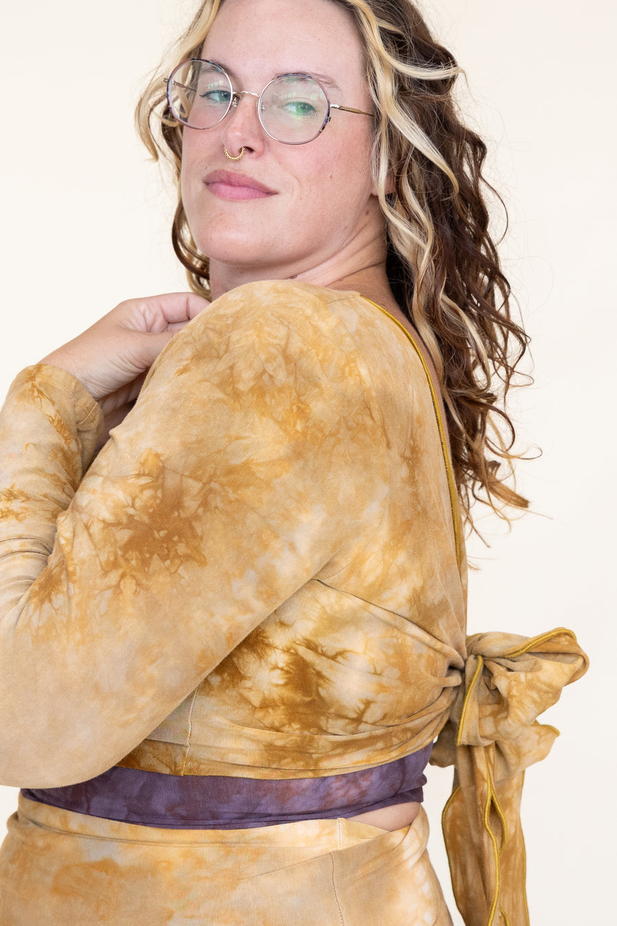 Wanderess Wrap-Top *Long Sleeve* 'Hand-Dyed'