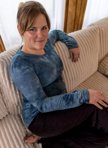 Scoop-neck *full length* 'Hand-Dyed' Cozy