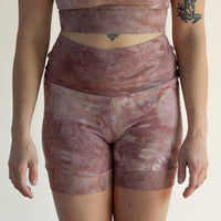 Banded Bike Shorts 'Hand-Dyed'