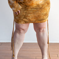 Cinch Mini Skirt 'Hand-Dyed'