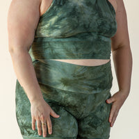 Banded Bike Shorts 'Hand-Dyed'
