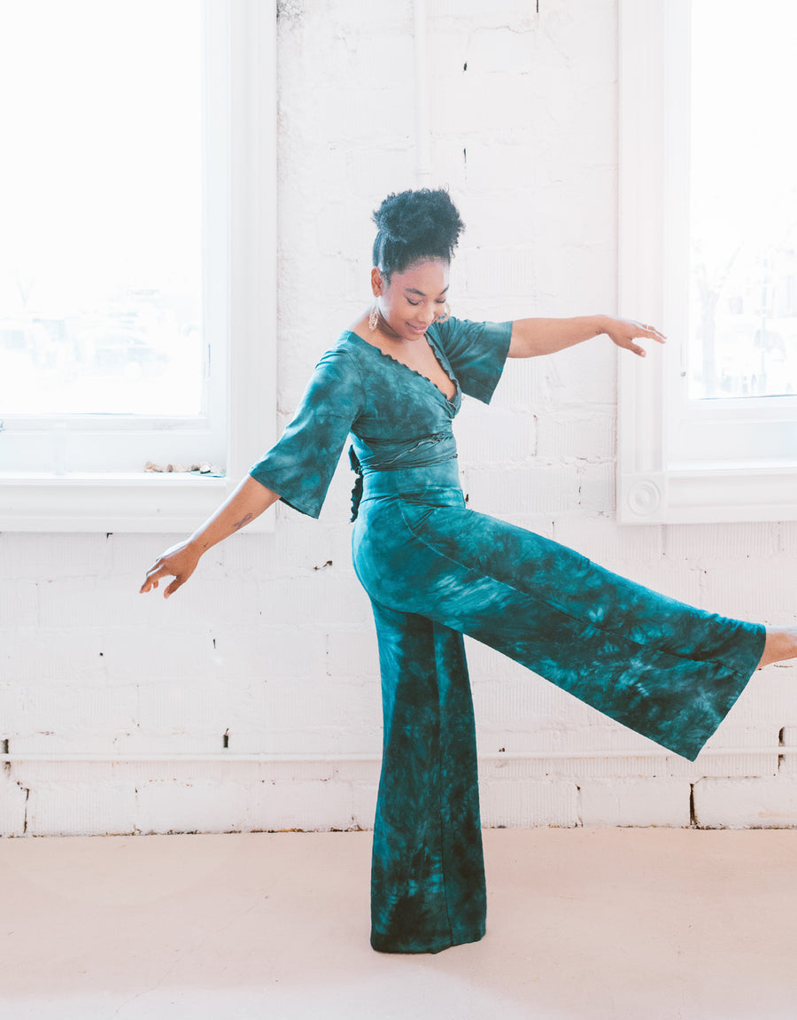 Wanderess Wrap-Top *Butterfly Sleeve* 'Hand-Dyed'