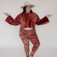Mila Crop Top 'Hand-Dyed' Cozy