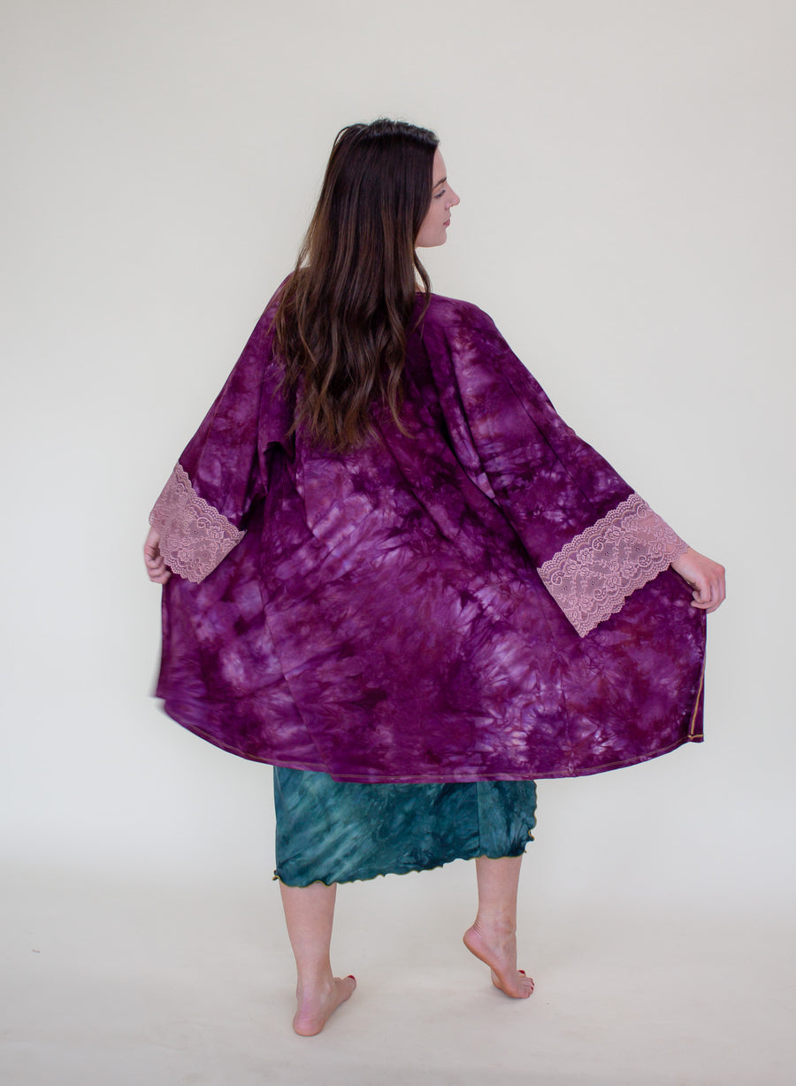 Lace Muse Duster 'Royal Magenta'