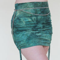 'Aventurine' Cinch Mini Skirt