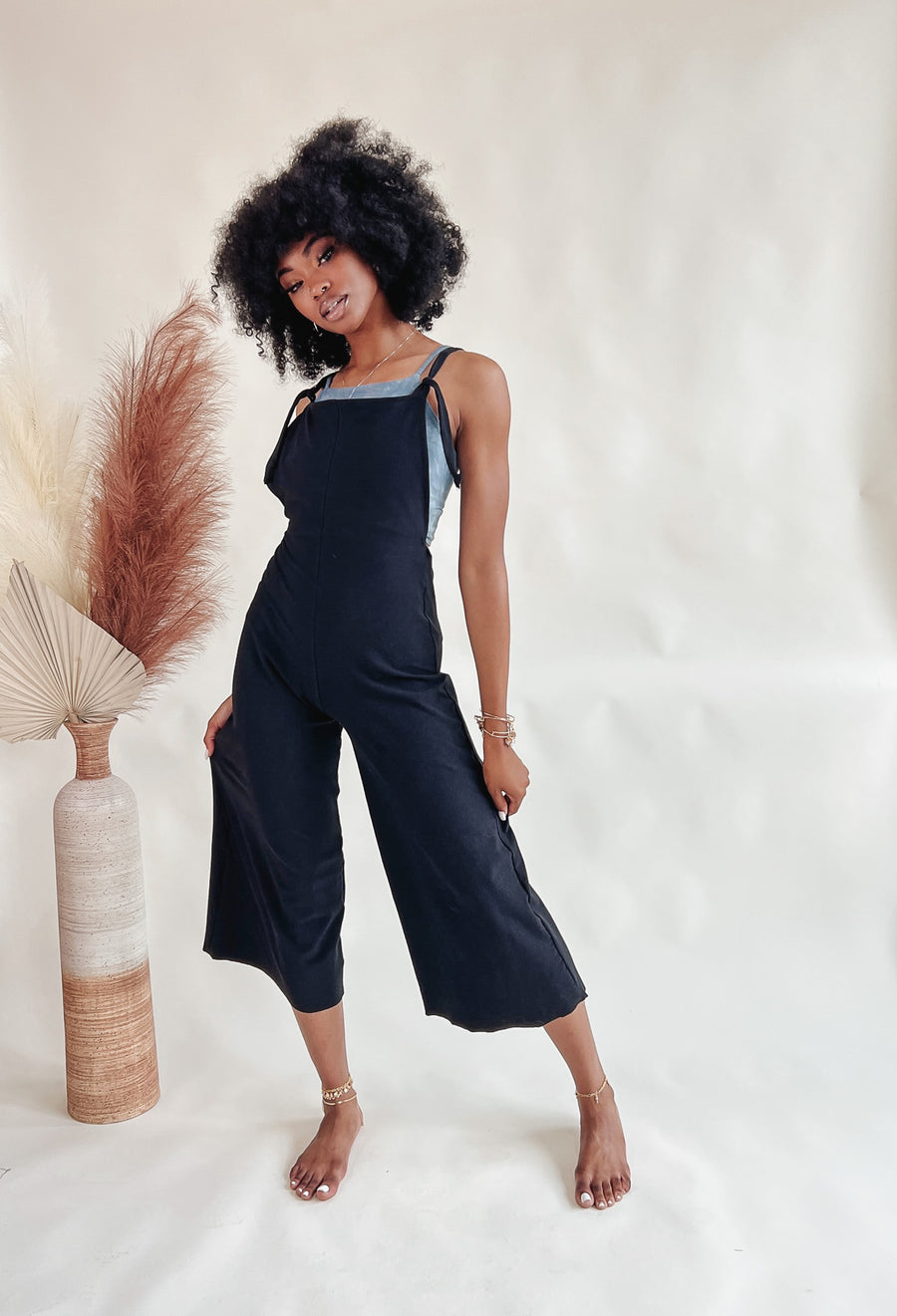 Dahlia Overalls 'Black'