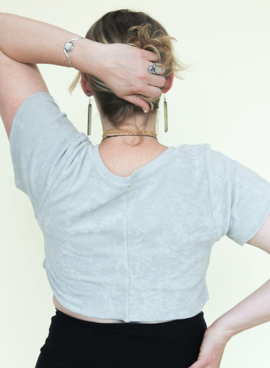 Gemini Crop (Solid Baby Loop Terry)