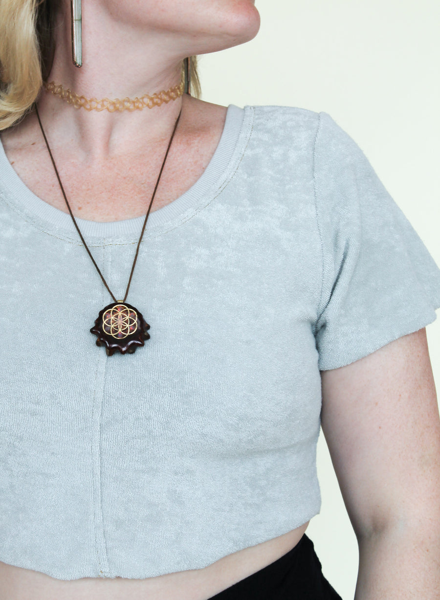 Gemini Crop (Solid Baby Loop Terry)