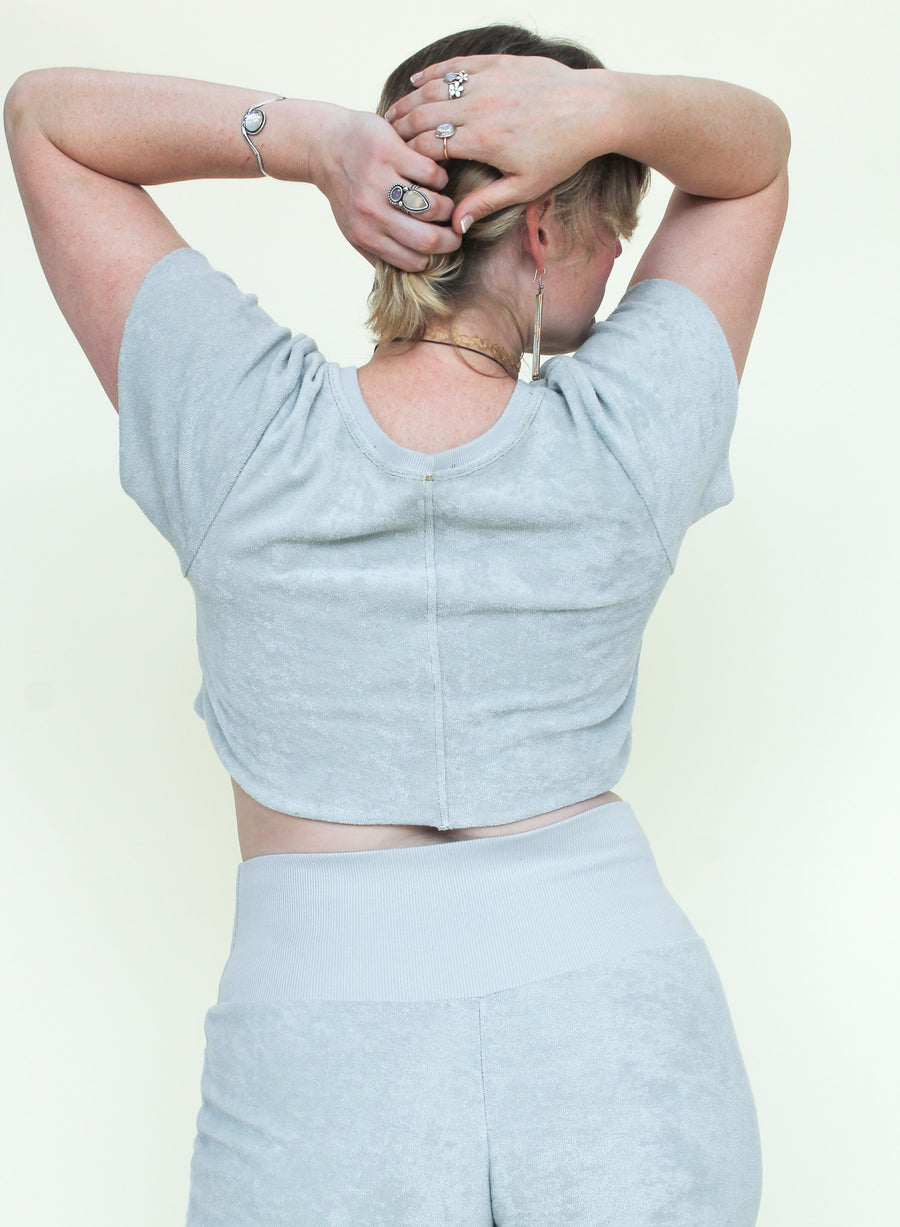 Gemini Crop (Solid Baby Loop Terry)