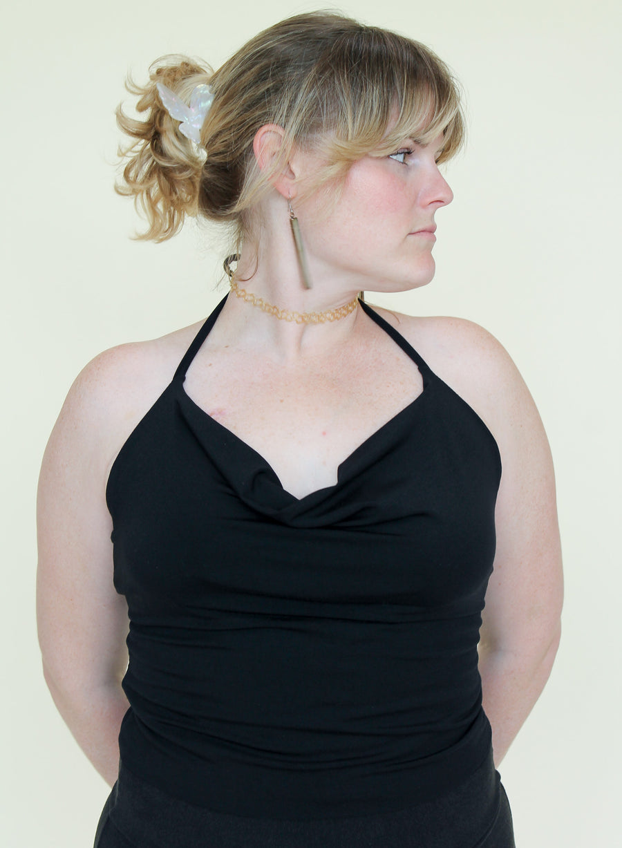 Ayla Halter Top 'Black'