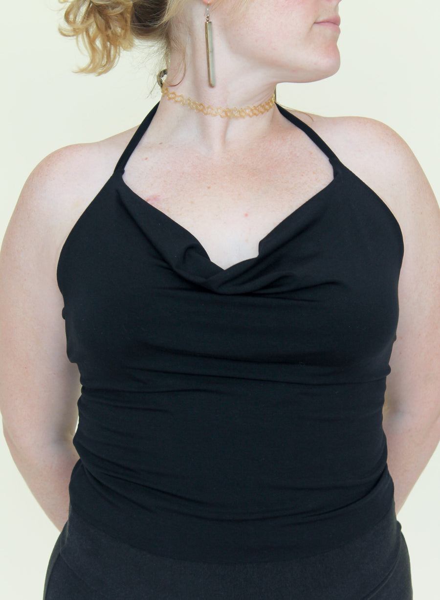 Ayla Halter Top 'Black'