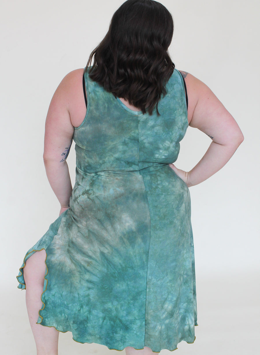 'Aventurine' Midi Slip Dress