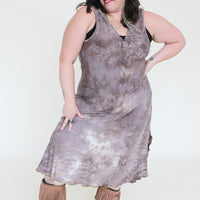 Midi Slip Dress *Sleeveless* 'Hand-Dyed'