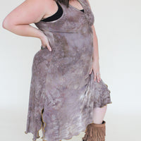 Midi Slip Dress *Sleeveless* 'Hand-Dyed'