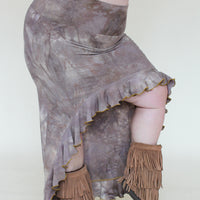 'Amethyst Deceiver' Flamenco Skirt