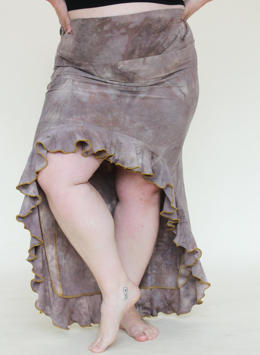 'Amethyst Deceiver' Flamenco Skirt