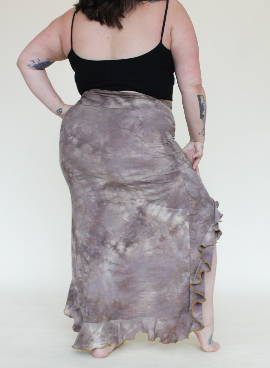 'Amethyst Deceiver' Flamenco Skirt